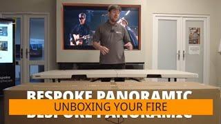 Unboxing your Bespoke Panoramic electric fire and its contents.