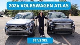 2024 Volkswagen Atlas SE vs SEL