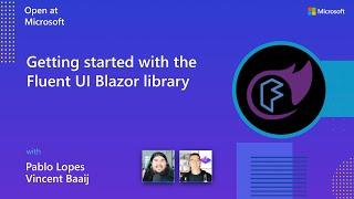 Getting started with the Fluent UI Blazor library