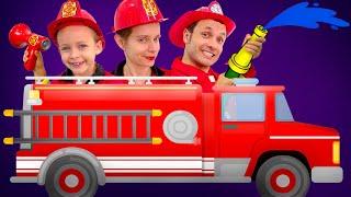 Firefighter Song about Rescue for Kids | Nursery Rhymes with Maya and Mary