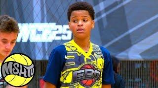 Shaq's Son has a JUMPER - Shaqir O'Neal 8th grader at EBC West Camp