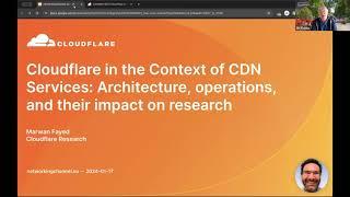 Cloudflare in the Context of CDN Services: Architecture, operations, and their impact on research