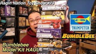 Transformers Bumblebee Trumpeter Model Kit Haul - [RAGIN NATION TOY SHOW #73]