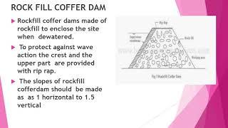 cofferdam construction and its purposes