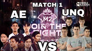 ALTER EGO VS UNIQUE DEUS VULT MATCH 1  | M2 | DISINILAH AE SUDAH MULAI MENUNJUKAN DRAFT SESUNGGUHNYA