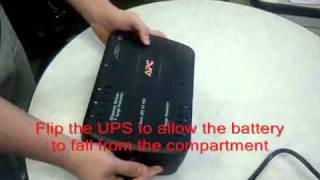 Back-UPS ES - Procedure for Battery Replacement