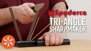 How to Sharpen Your Knives with the Spyderco Tri-Angle Sharpmaker Knife Sharpener