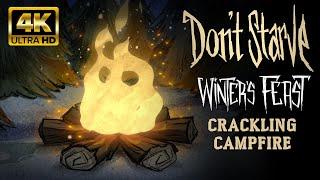 Don't Starve Winter's Feast Crackling Campfire [4K] [10 Hours]
