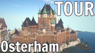 Huge Medieval Minecraft Castle Showcase | Osterham 25