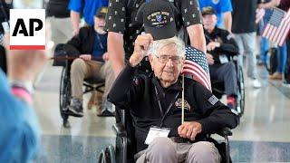 D-Day anniversary: World War II veterans take off for France