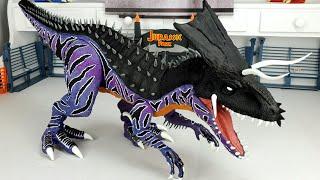 CUSTOM MATTEL COLOSSAL INDOMINUS REX NIGHT HUNTER ULTIMASAURUS GLOW IN THE DARK HYBRID DINOSAUR TOY