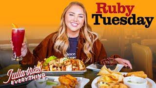 Trying 30 Of The Most Popular Menu Items At Ruby Tuesday | Delish