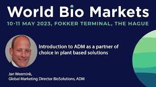 Introduction to ADM as a partner of choice in plant based solutions