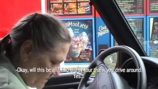 How to place an order at a restaurant drive-through window -  [ESL / EFL Listening Activity]