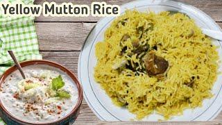 Yellow Rice With Mutton || Yakhni Pulao Rice Recipe || Bakra Eid Special@YummyTraditional100