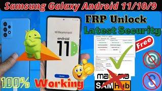 All Samsung Android 11 Frp Bypass New Security August 2021 /Free Samsung Frp Tool