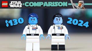 LEGO Star Wars Grand Admiral Thrawn Minifigure Comparison - Is The Original Still Worth $130?