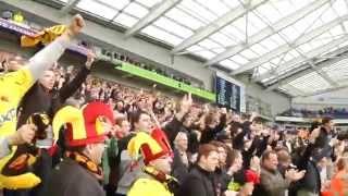 FAN CAM: Watford Fans At Brighton