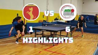 TABLE TENNIS MATCH HIGHLIGHTS | TT CANOSSA CONSELVE VS TT VICENZA (D1 FITET)