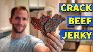 CRACK BEEF JERKYThe Most MIND BLOWING Beef Jerky Recipe!