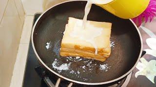 Easy And Quick Milk Toast Recipe! It's So Delicious! How To Make Milk Toast! French Toast Recipe