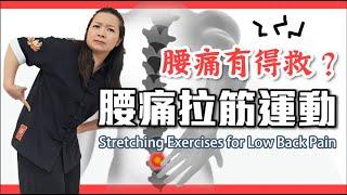 腰痛拉筋運動｜腰背輕鬆 一覺睡天光｜Stretching Exercises for Low Back Pain｜Relax and Have a Good Night’s Sleep