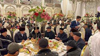 UzbeK MORNING CEREMONY for 500 People | Big Wedding for MEN | Pilaf in Nahor