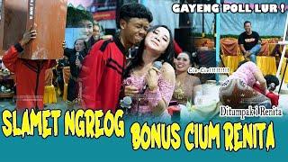 VIRAL DUET RENITA  Feat SLAMET DIJAMIN NGAKAK LUR !!!! SLAMET MENANG BANYAK NGREOG BONUS CIUM RENITA