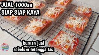 IDE JUALAN DARI ROTI TAWAR, PIZZA MINI 1000AN SIAP SIAP KAYA