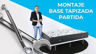 Montaje Base Tapizada Partida