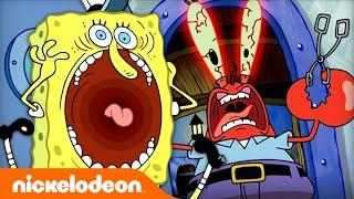 SpongeBob's LOUDEST Screams Ever  | Nickelodeon Cartoon Universe