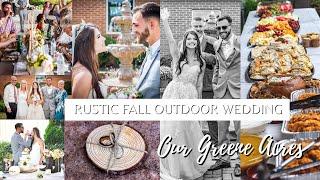 OUTDOOR FALL WEDDING IDEAS! BUDGET FRIENDLY DIY WEDDING & RECEPTION