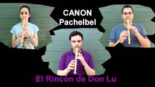 CANON DE PACHELBEL para flauta dulce