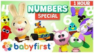 Numbers Special | Numbers & Songs for kids | Counting  1-10 | Count Animals | 65 Min | BabyFirst TV