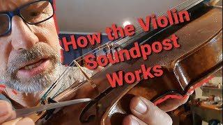 How the violin soundpost works - Olaf Grawert gives you insights from the violin-makers workbench