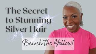Transform Your Gray Hair: Keep it Silver and Eliminate Yellowing! | Angel Cornelius