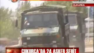 Tsk - Pkk Catismada 26 Sehit 50-60 yarali-Hakkari' Çukurca Kekliktepe de