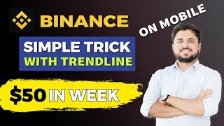 Earn $50 in week | Binance Technical Analysis From Mobile