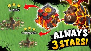 TH10 LavaLoon Attack Strategy 2023 | TH10 Queen Charge LaLo Attack - Clash Of Clans