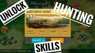 How to Unlock hunting skills in Jurassic Survival