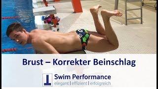 Richtiger Brustbeinschlag lernen: Schere korrigieren mit diesen Übungen richtig Schwimmen