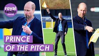 Royal Referee! Prince William Shows Off His Skills on FA Visit