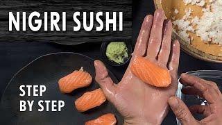 How to make Nigiri Sushi, an easy step by step guide!