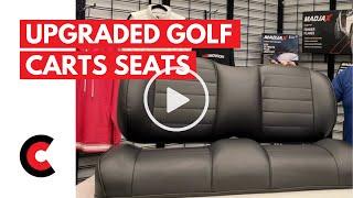 Upgraded Golf Cart Seats for EZGO and Club Car - Converted Carts