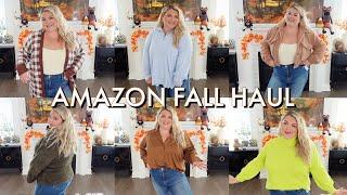 FALL PLUS SIZE AMAZON FASHION HAUL *CUTE + AFFORDABLE*