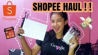 AFFORDABLE SHOPEE HAUL (make up palettes, brushes, tripod etc.) || Ruby Enorme