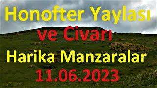 Honefter Yaylası ve Civarından Harika Manzaralar #keşfetteyiz