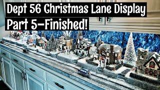 Dept 56 Christmas Lane Display Part 5