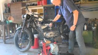 DKW RT 200 erster Start