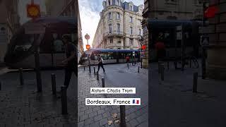 Bordeaux Level Crossing with Alstom Citadis Tram